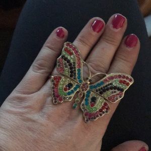 Large Butterfly Ring